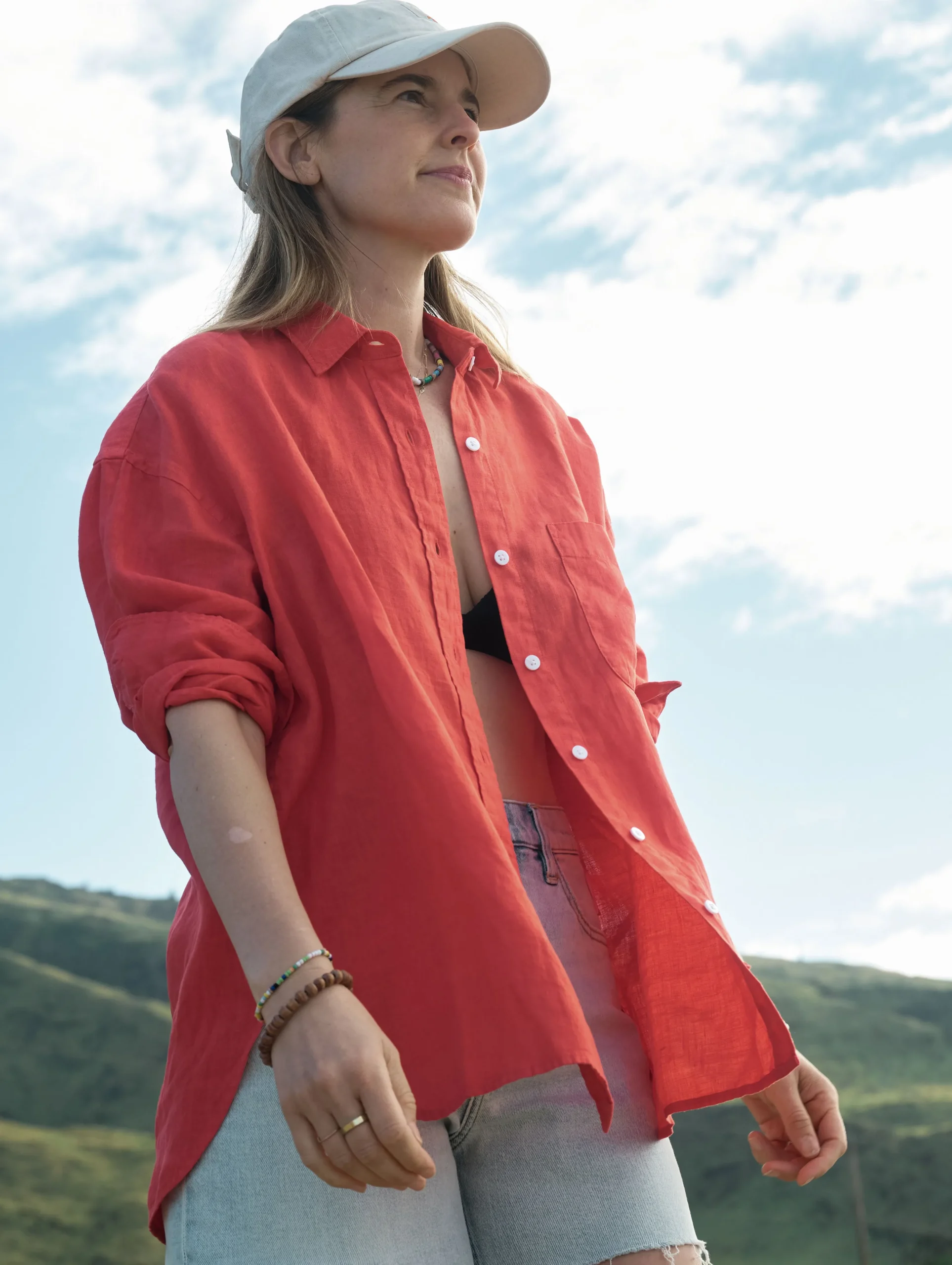 Outlet Laguna Linen Relaxed Shirt - Women Shirts & Tops