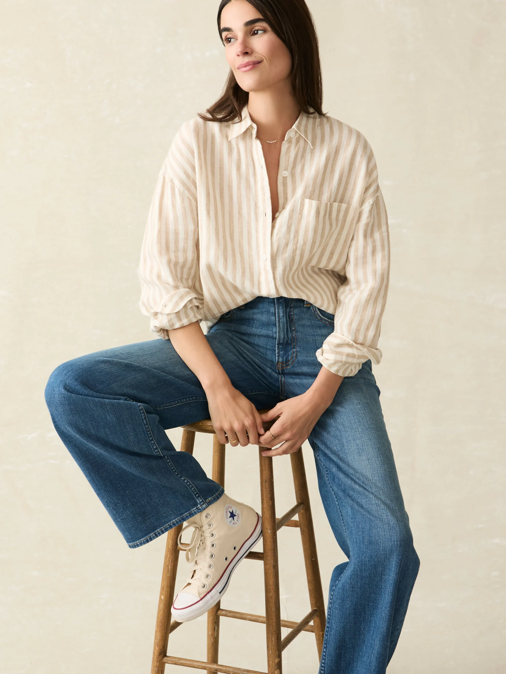 Discount Laguna Linen Relaxed Shirt - Women Shirts & Tops