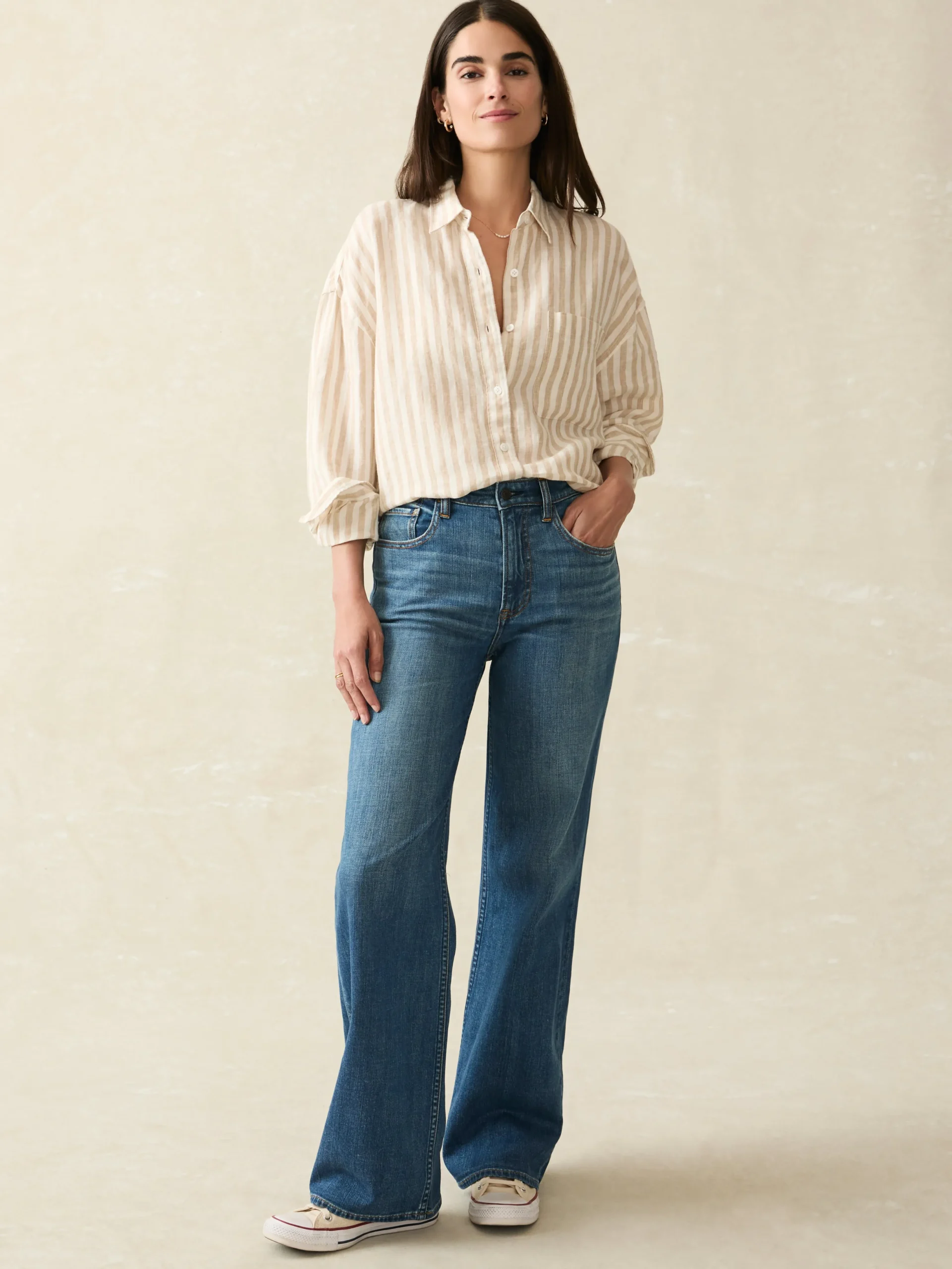 Discount Laguna Linen Relaxed Shirt - Women Shirts & Tops