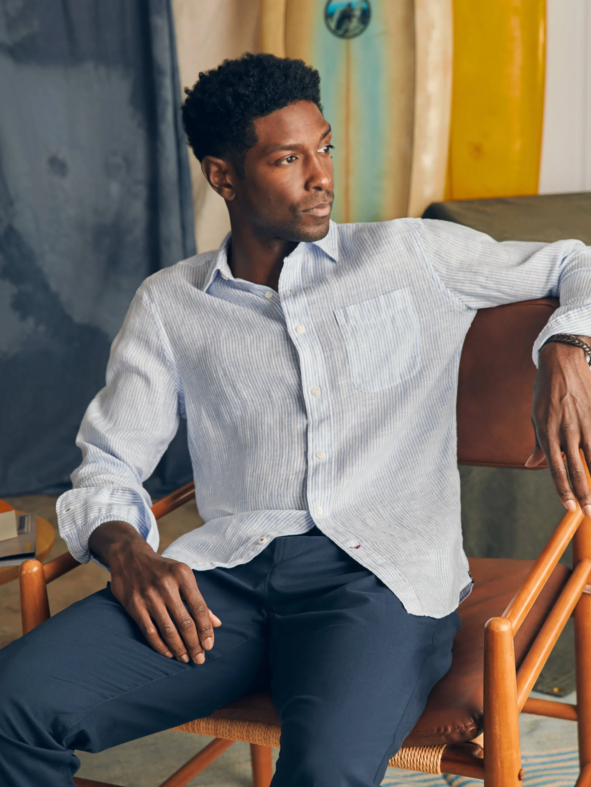 Fashion Laguna Linen Shirt - Shirts