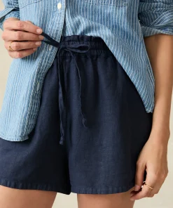 Sale Laguna Linen Tie Waist Short - Women Shorts & Skirts