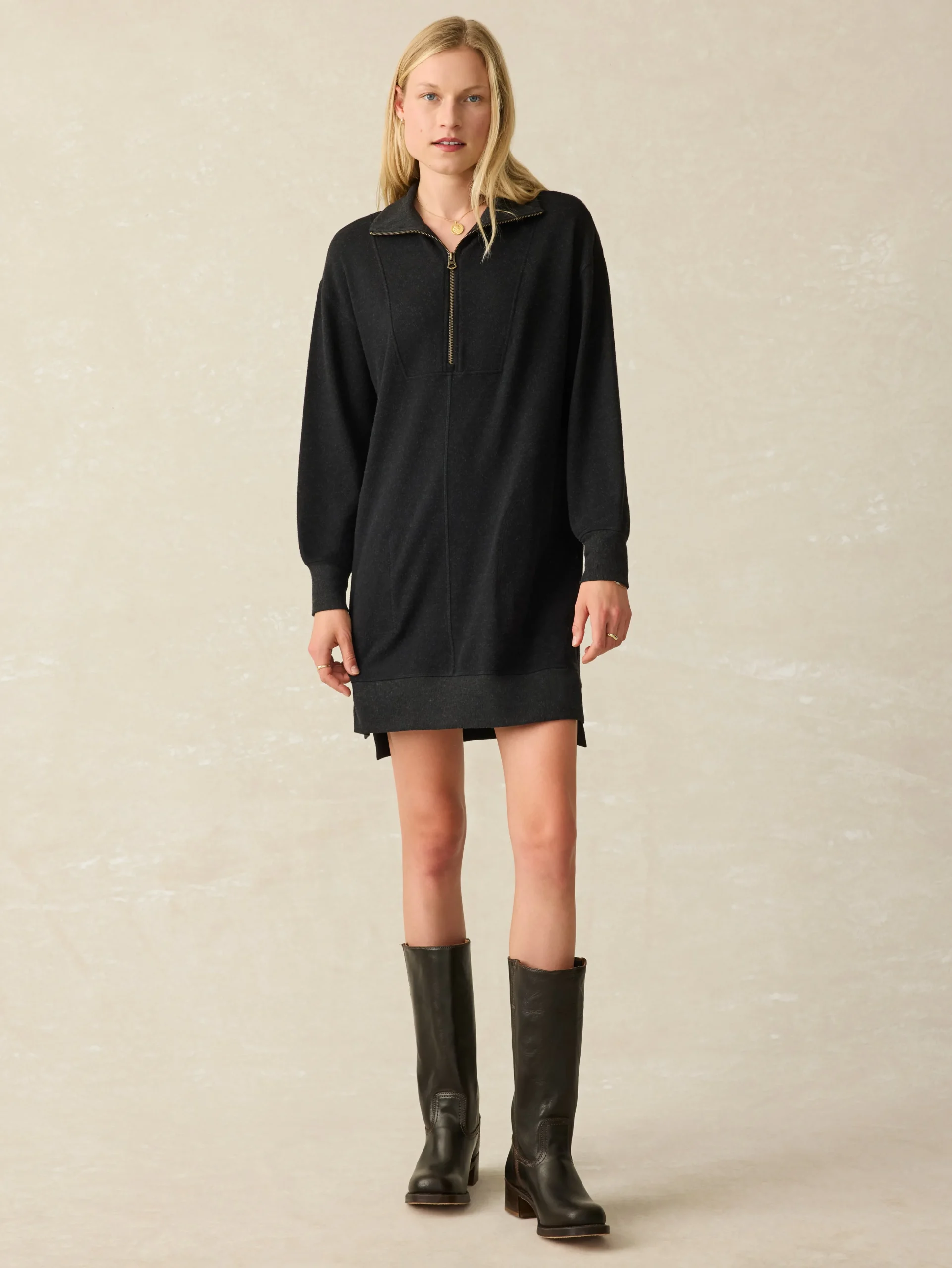 Hot Legend™ Quarter Zip Dress - Women Dresses