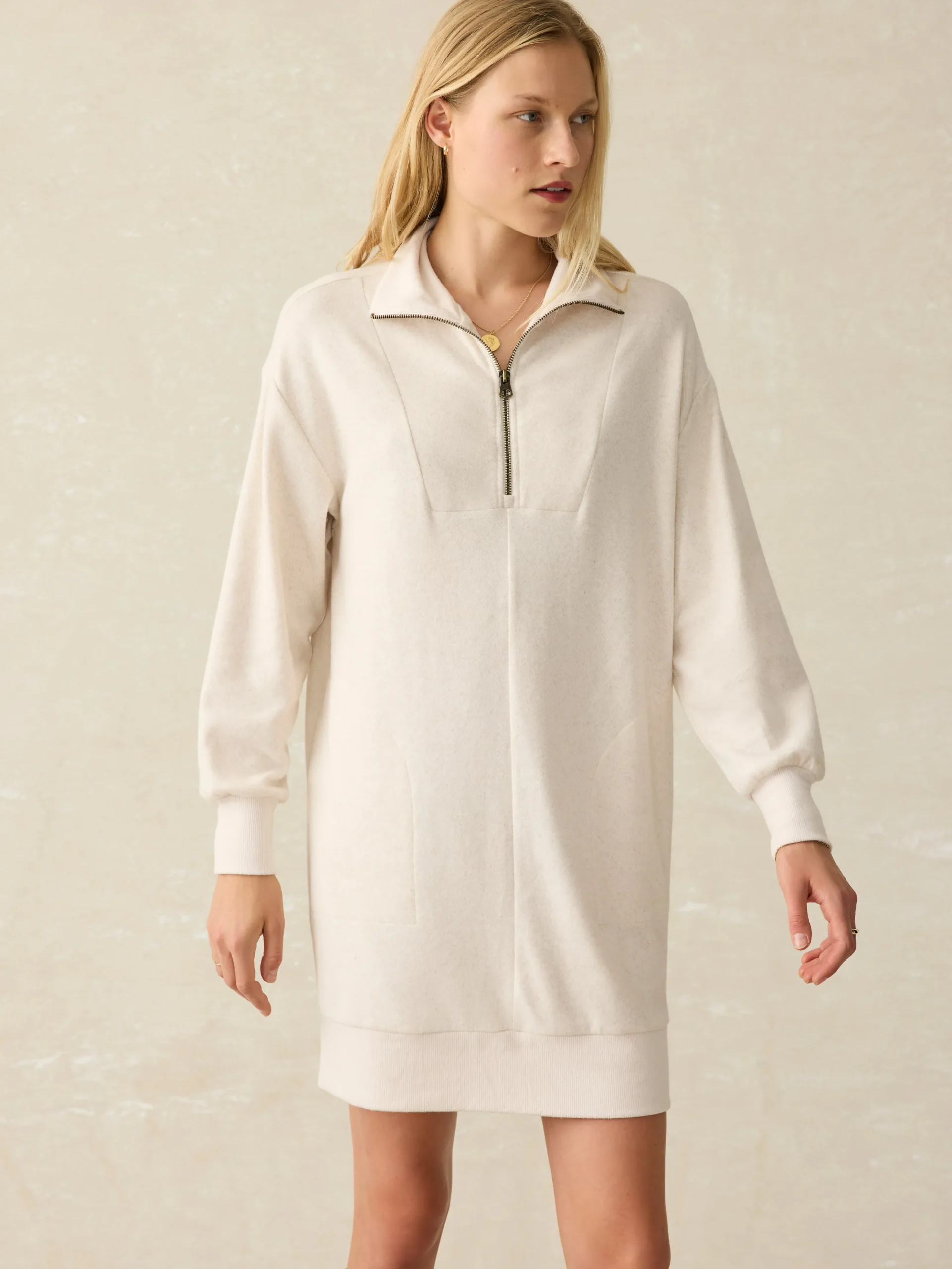 New Legend™ Quarter Zip Dress - Women Dresses