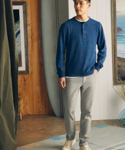 Best Long-Sleeve Indigo Henley - T-Shirts & Henleys