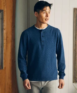 Best Long-Sleeve Indigo Henley - T-Shirts & Henleys