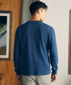 Best Long-Sleeve Indigo Henley - T-Shirts & Henleys