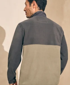 Online Low Pile Fleece Popover - Jackets & Vests