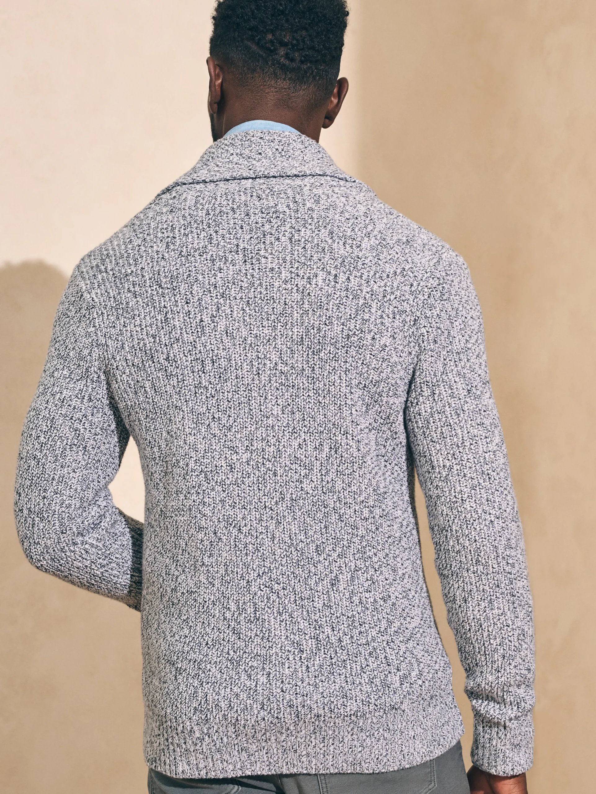 Sale Marled Cotton Cardigan - Sweaters