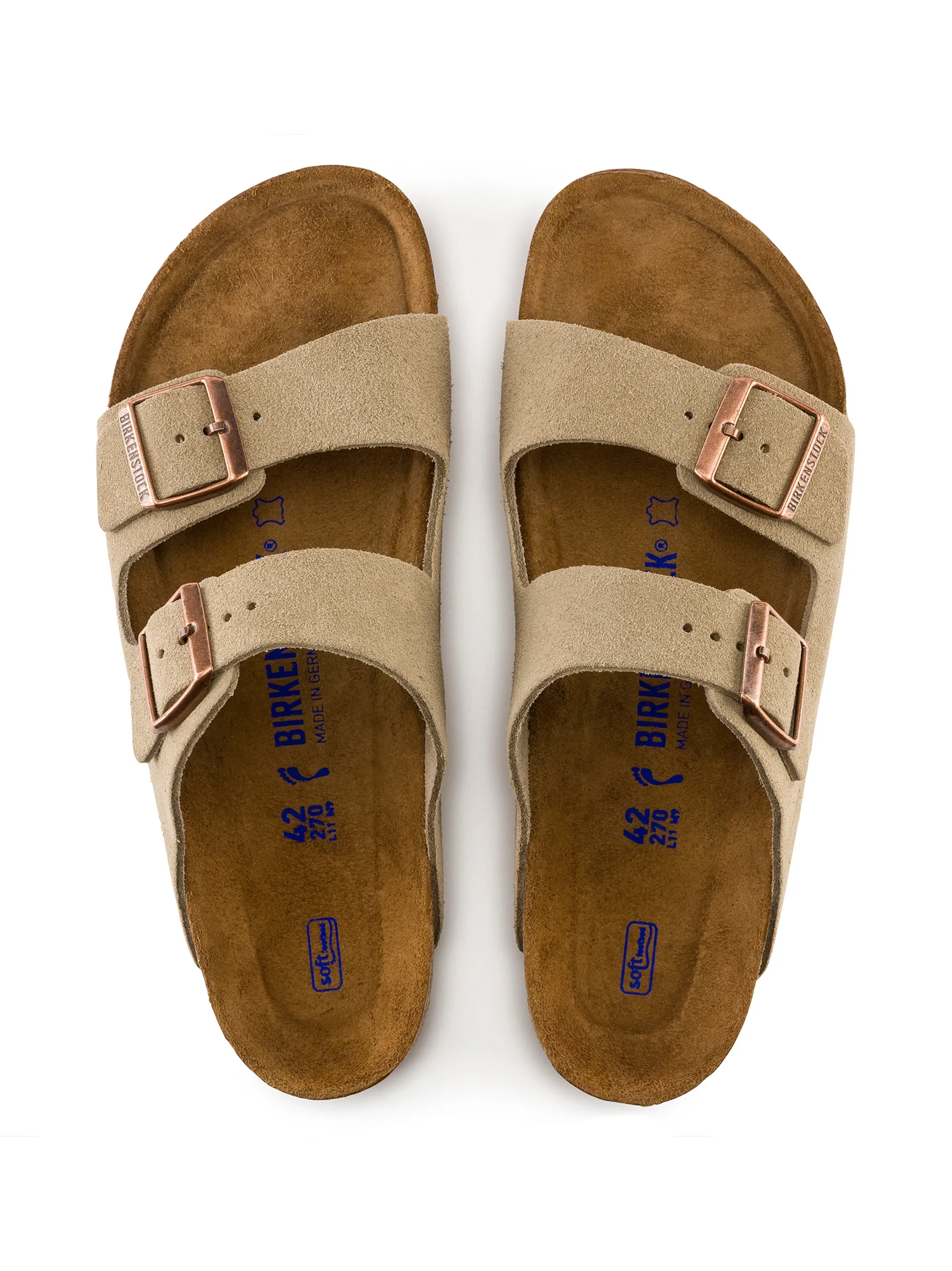 New Men's Birkenstock Arizona Soft Footbed - Shoes