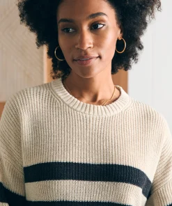 Fashion Miramar Linen Crew Sweater - Women Sweaters