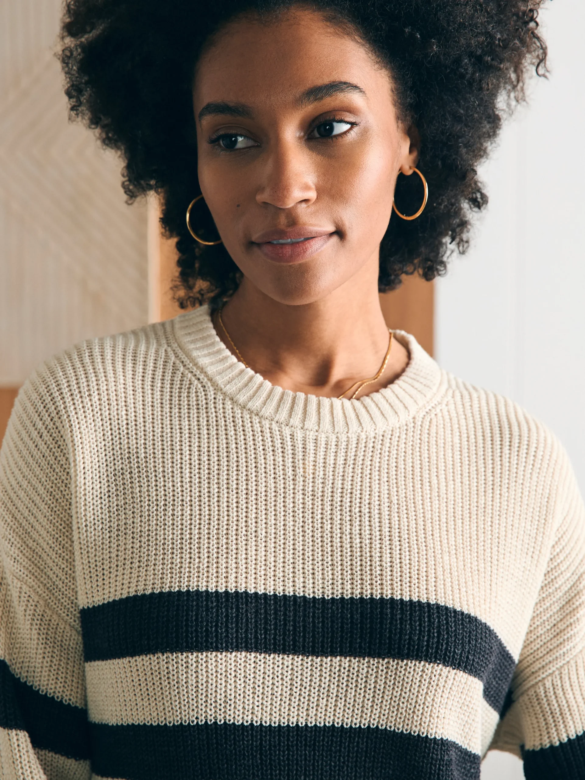 Fashion Miramar Linen Crew Sweater - Women Sweaters