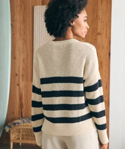 Fashion Miramar Linen Crew Sweater - Women Sweaters