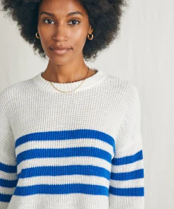 Fashion Miramar Linen Crew Sweater - Women Sweaters