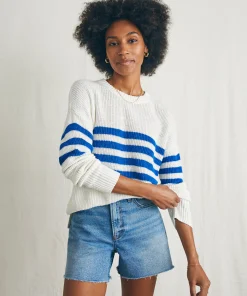 Fashion Miramar Linen Crew Sweater - Women Sweaters