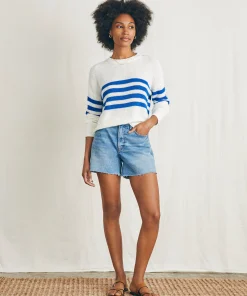 Fashion Miramar Linen Crew Sweater - Women Sweaters