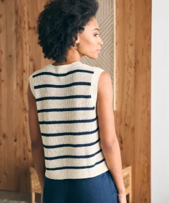 Hot Miramar Linen Muscle Tank - Women Sweaters