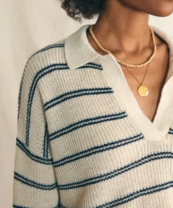 Online Miramar Linen Polo - Women Sweaters