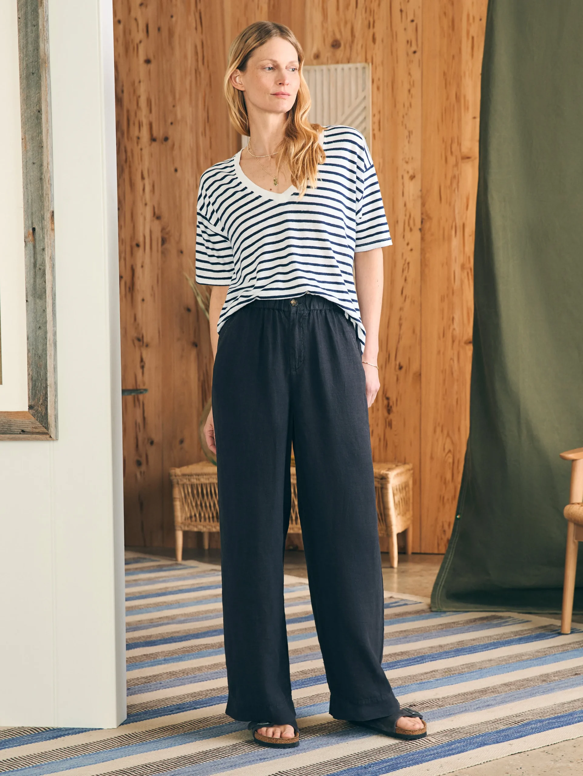 Online Monterey Linen Pant - Women Pants