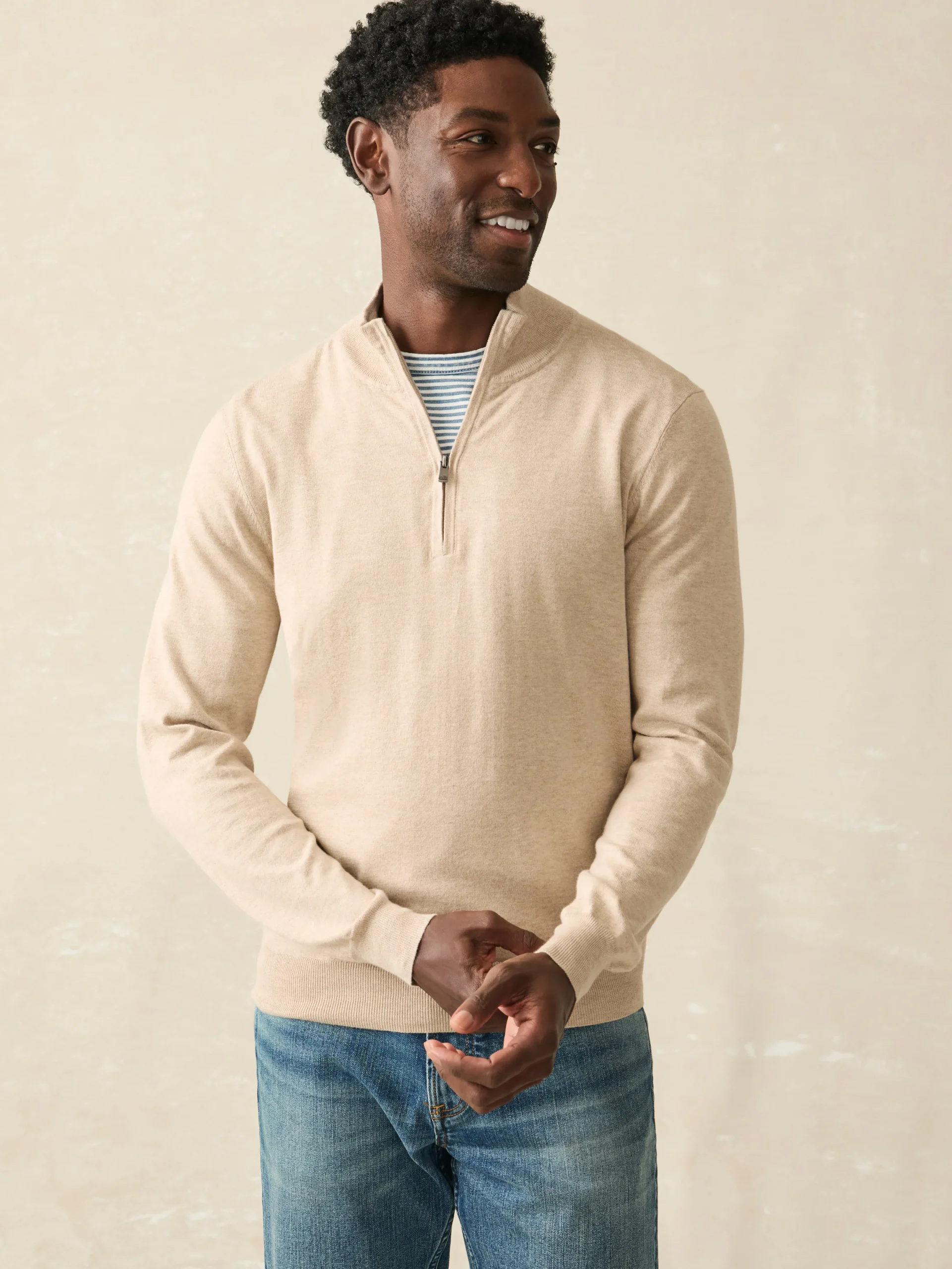 Discount Movement™ Quarter Zip Sweater (Tall) - Sweaters