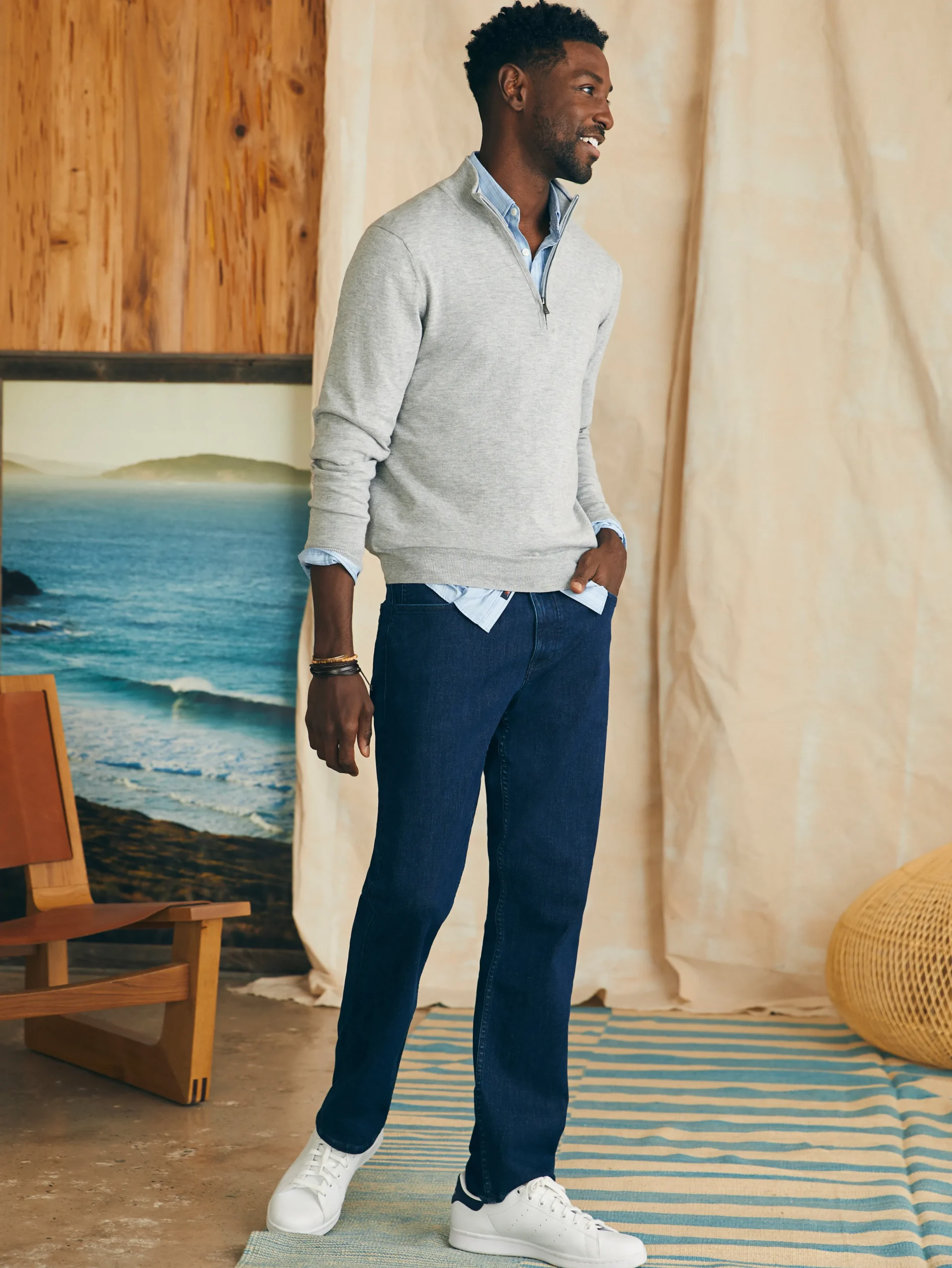 Hot Movement™ Quarter Zip Sweater (Tall) - Sweaters