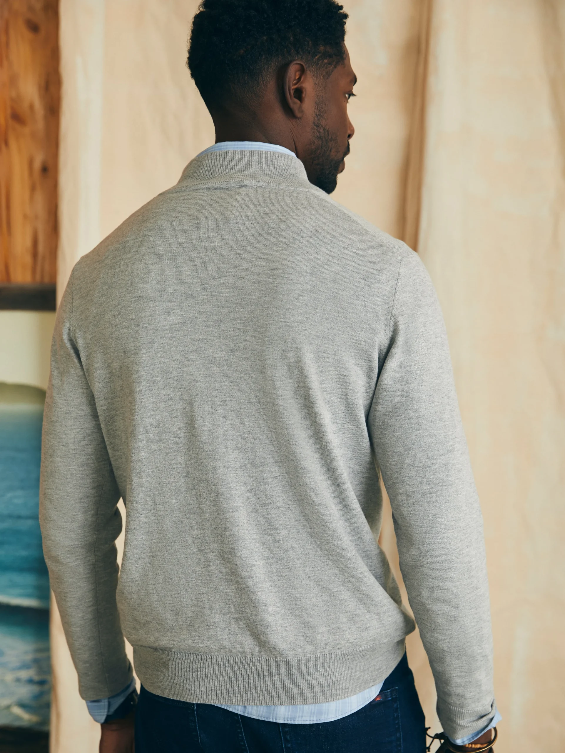 Hot Movement™ Quarter Zip Sweater (Tall) - Sweaters