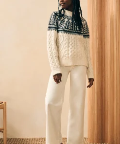 Online Native Knitter Frost Fair Isle Crew - Women Sweaters
