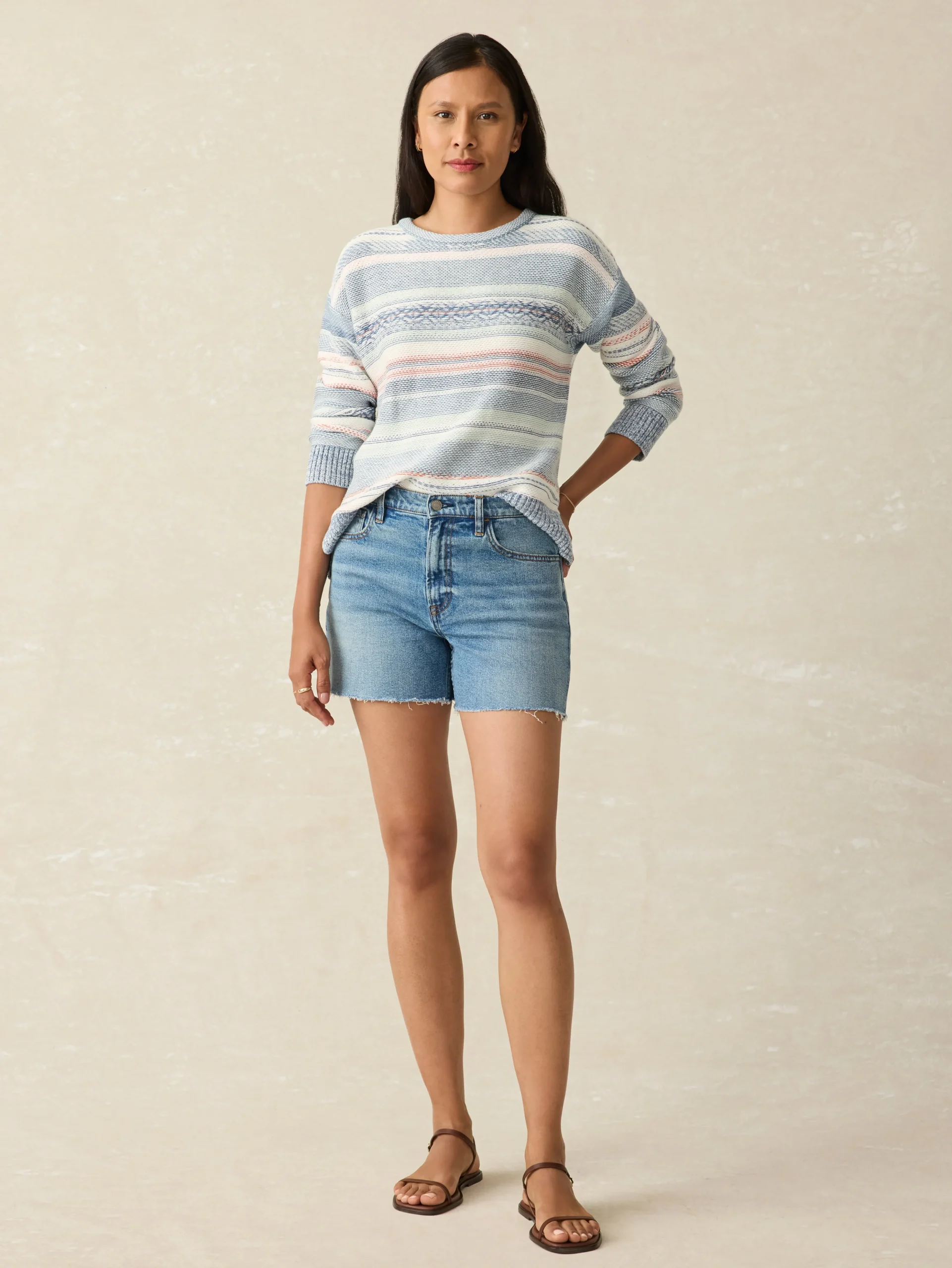 Hot Organic Cotton Denim Short - Women Shorts & Skirts