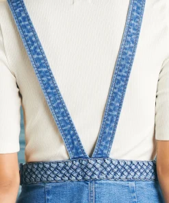 Clearance Organic Cotton Denim Sienna Jumpsuit - Women Dresses|Overalls & Jumpsuits