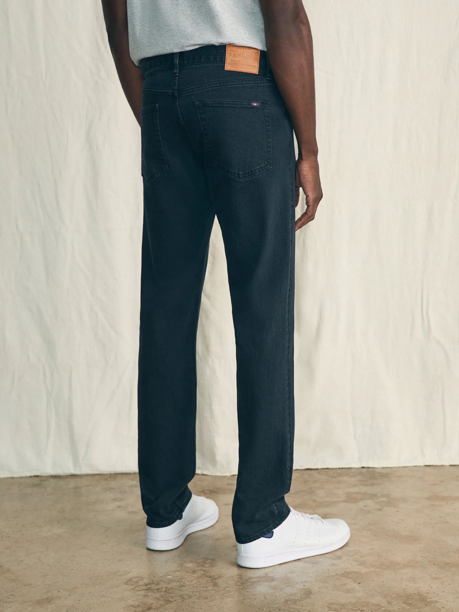 Fashion Organic Cotton Slim Straight Denim (32" Inseam) - Pants