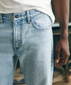 Hot Organic Cotton Slim Straight Denim (32