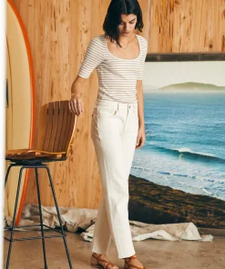 Best Organic Cotton Slim Straight Ankle Denim - Women Pants|Jeans