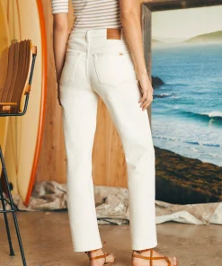 Best Organic Cotton Slim Straight Ankle Denim - Women Pants|Jeans