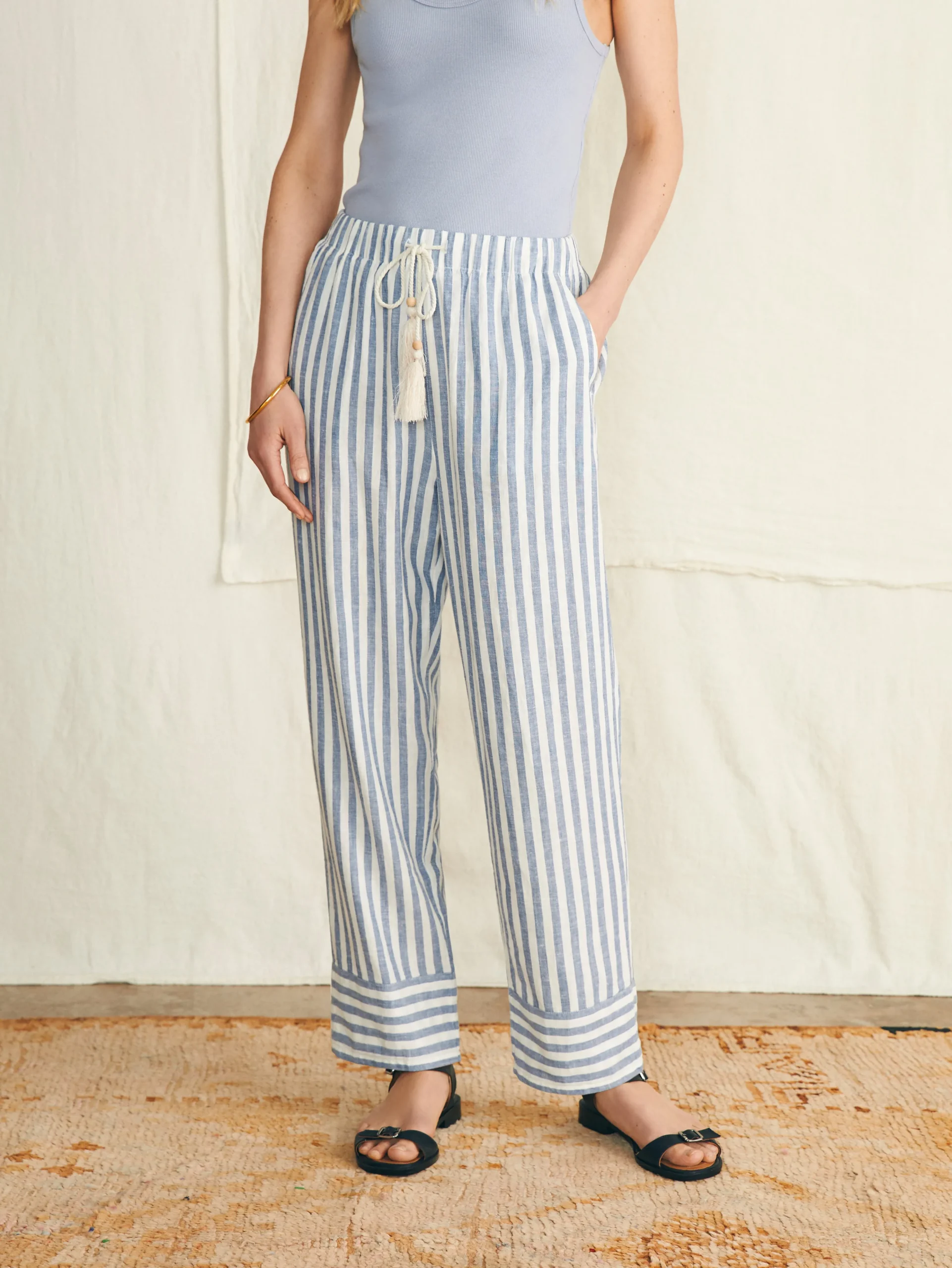Outlet Pacific Beach Linen Pant - Women Pants