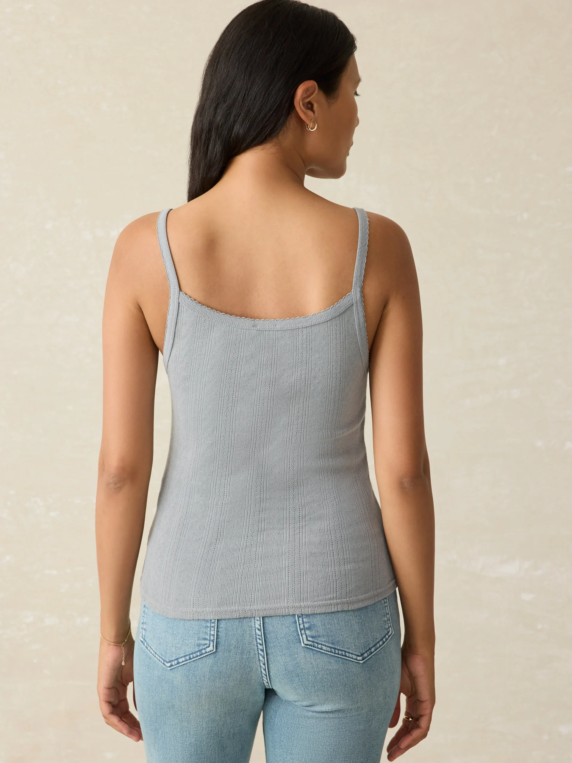 Fashion Pacific Pointelle Tank - Women T-Shirts