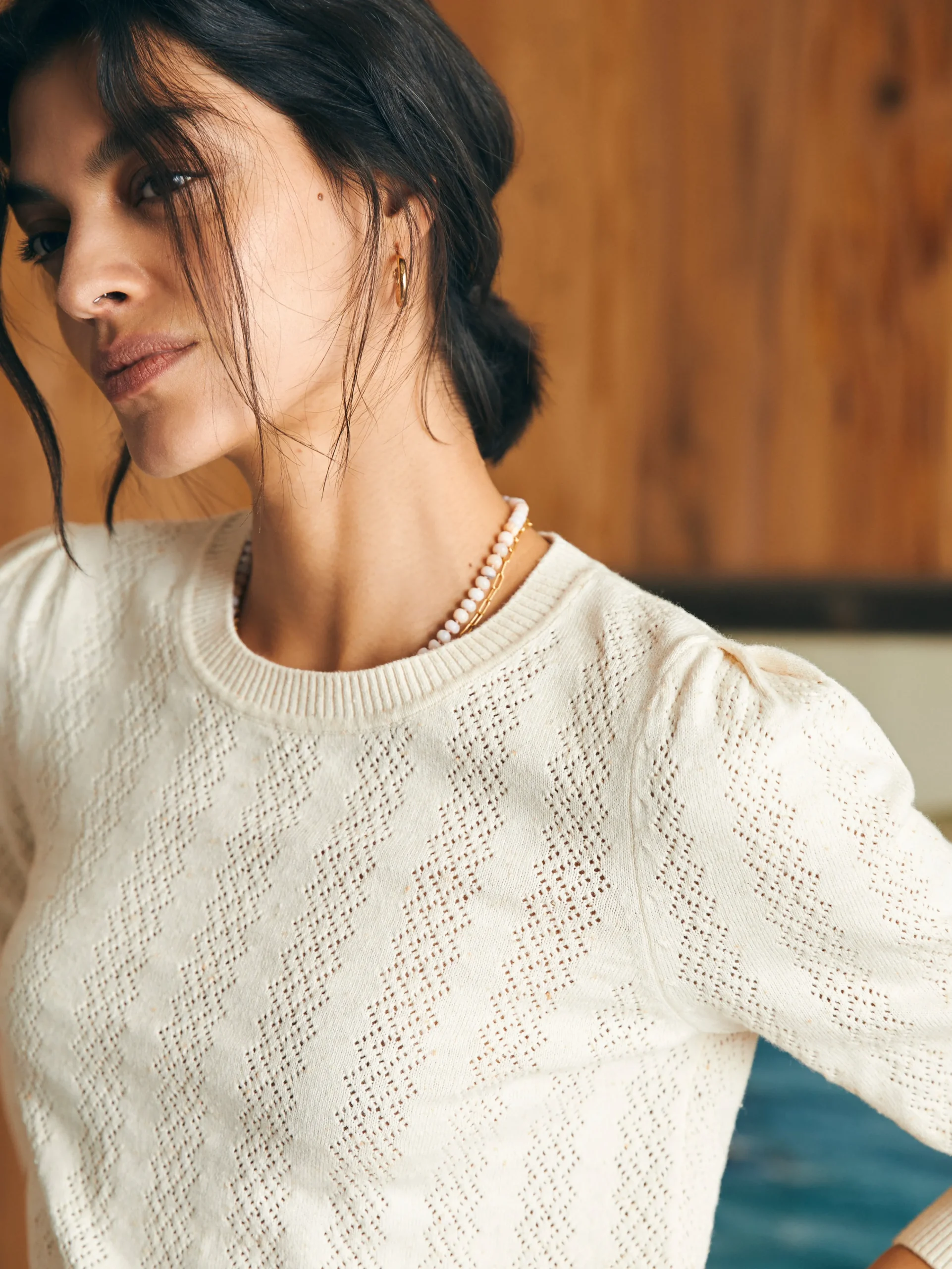 New Pointelle Lola Sweater - Women Sweaters