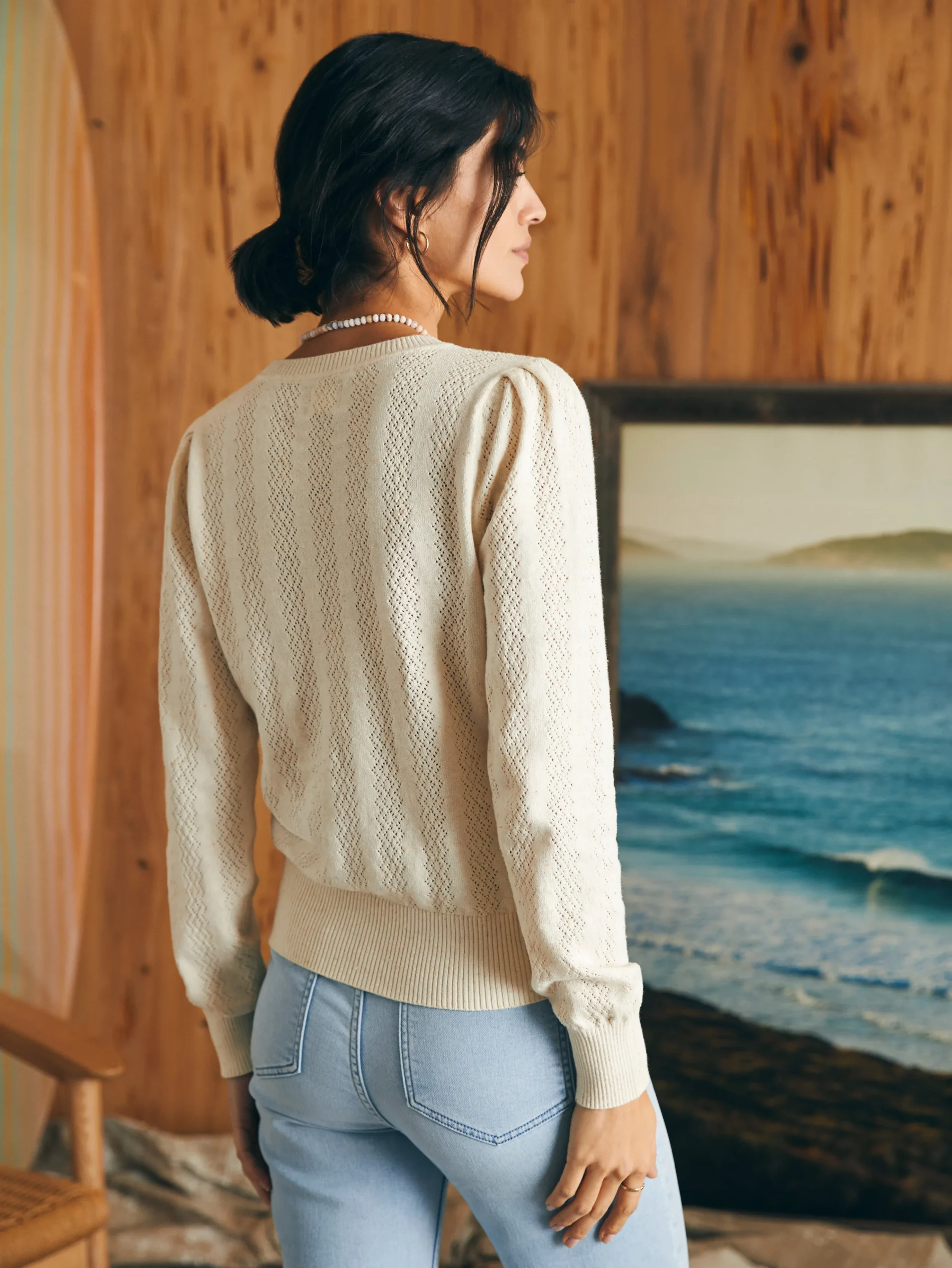 New Pointelle Lola Sweater - Women Sweaters
