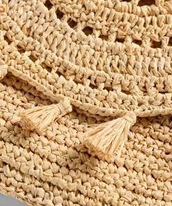 Hot Raffia Tassel Clutch - Women Swim|Bags