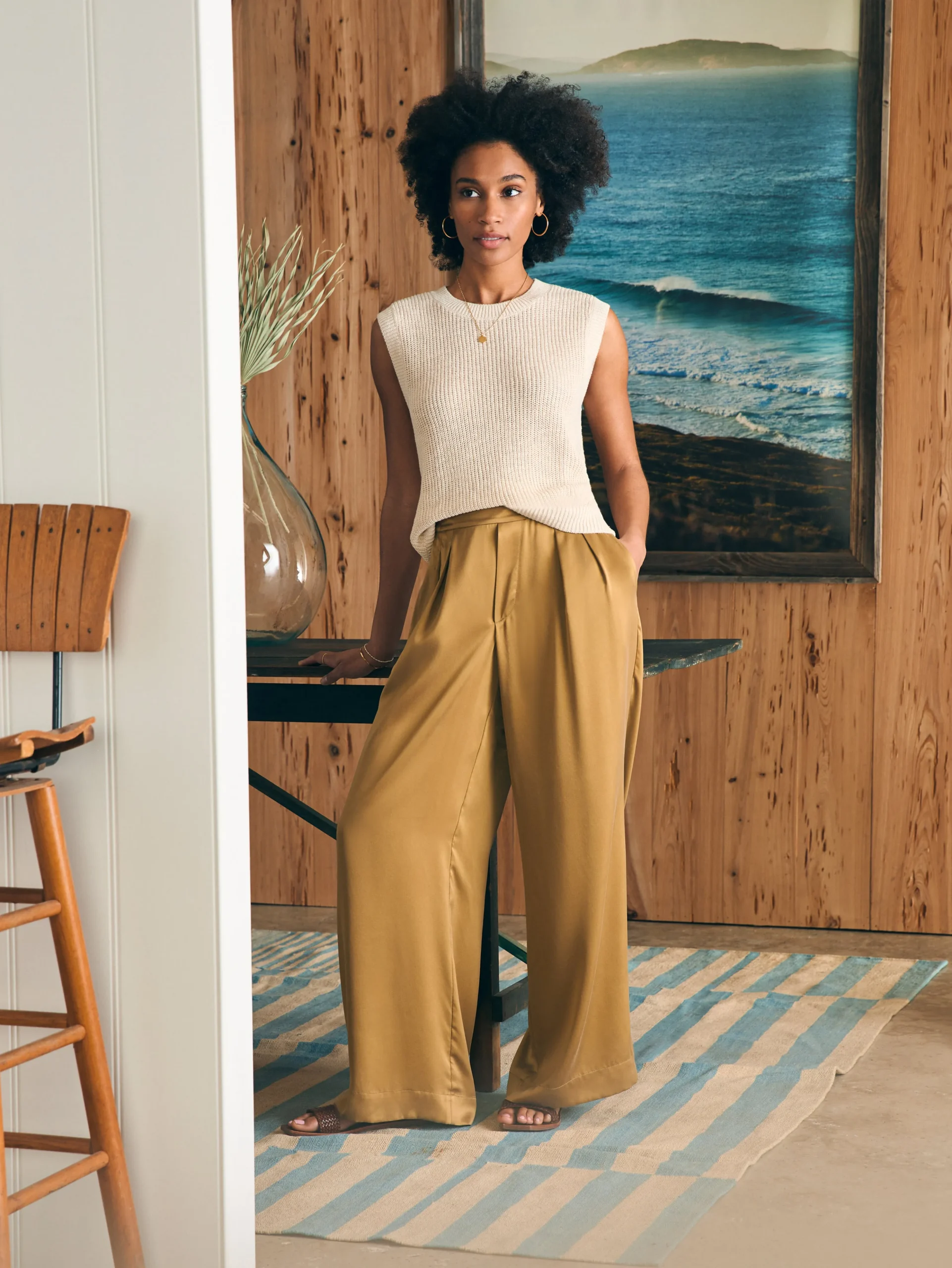 Discount Sandwashed Silk Gemma Pant - Women Pants