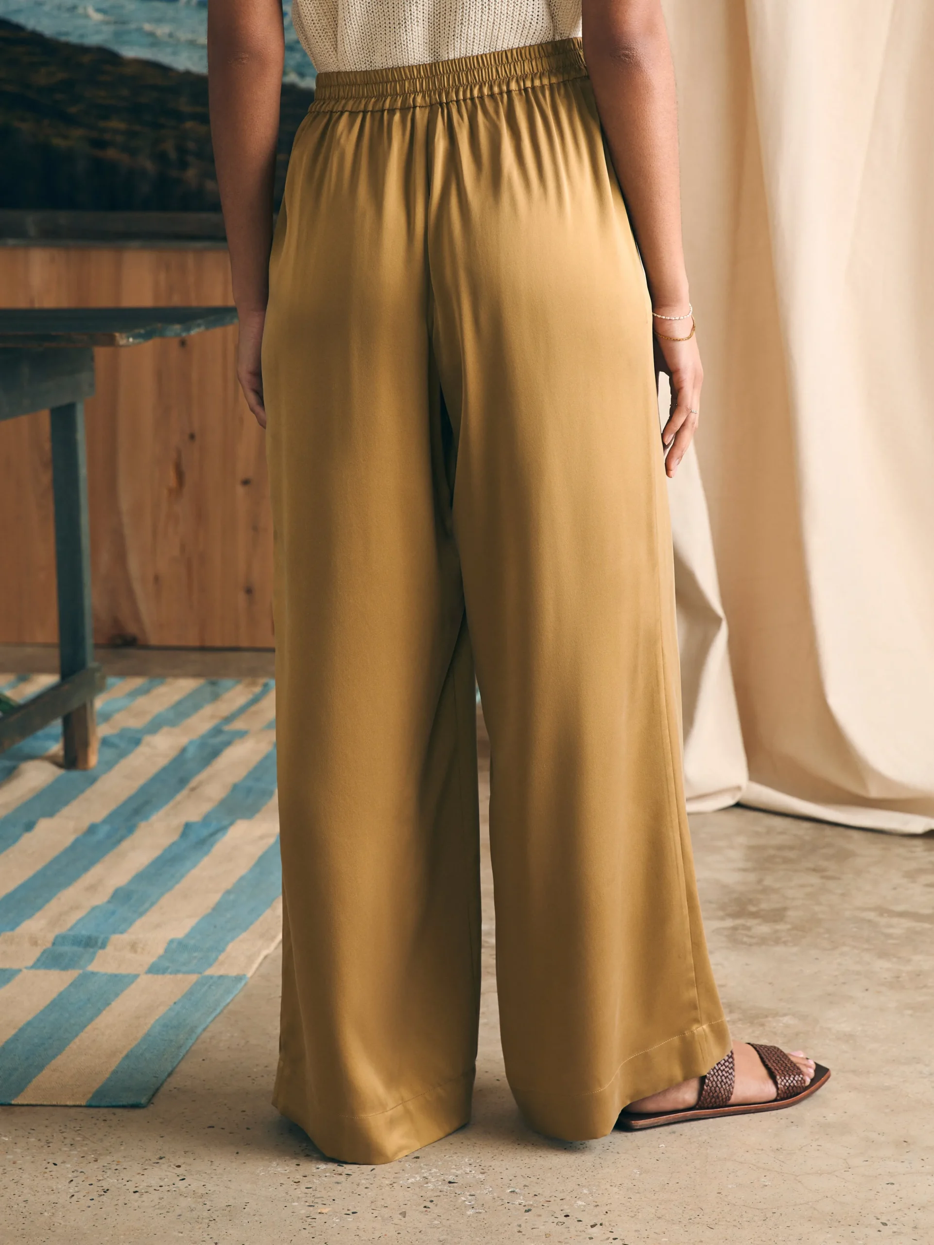 Discount Sandwashed Silk Gemma Pant - Women Pants