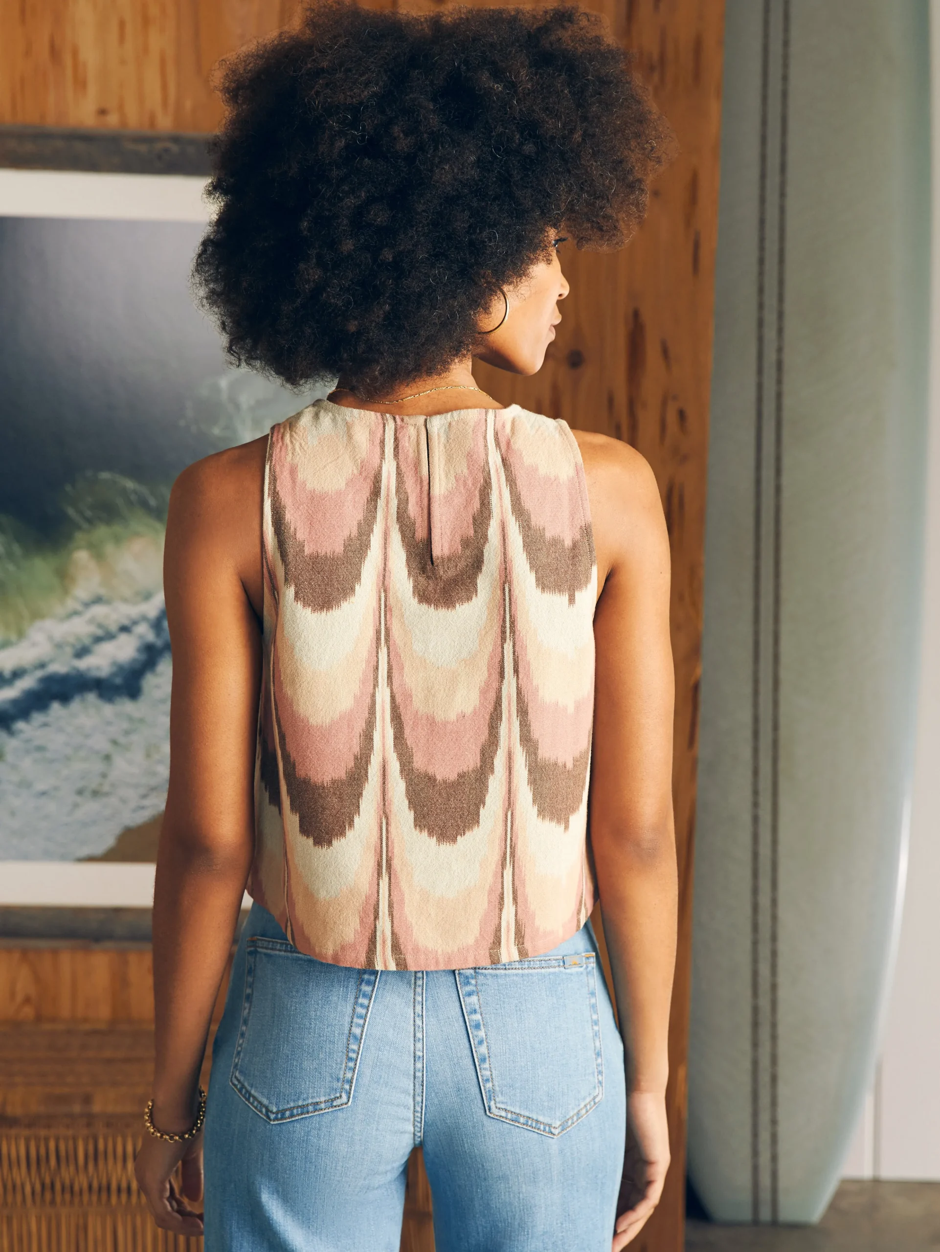 Clearance Shoreline Shell Top - Women Shirts & Tops