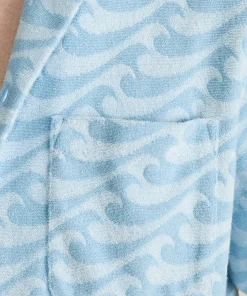 Hot Short-Sleeve Cabana Towel Terry Shirt - Shirts