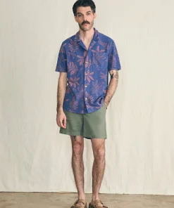 Online Short-Sleeve Cabana Towel Terry Shirt - Shirts