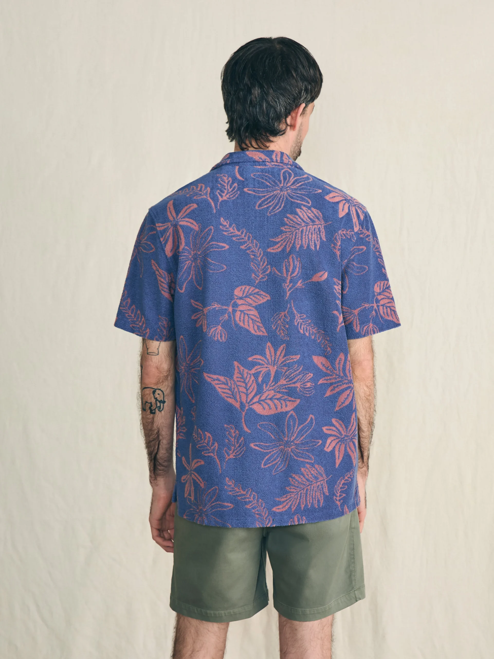 Online Short-Sleeve Cabana Towel Terry Shirt - Shirts