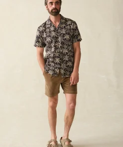 Discount Short-Sleeve Hemp Blend Camp Shirt - Shirts