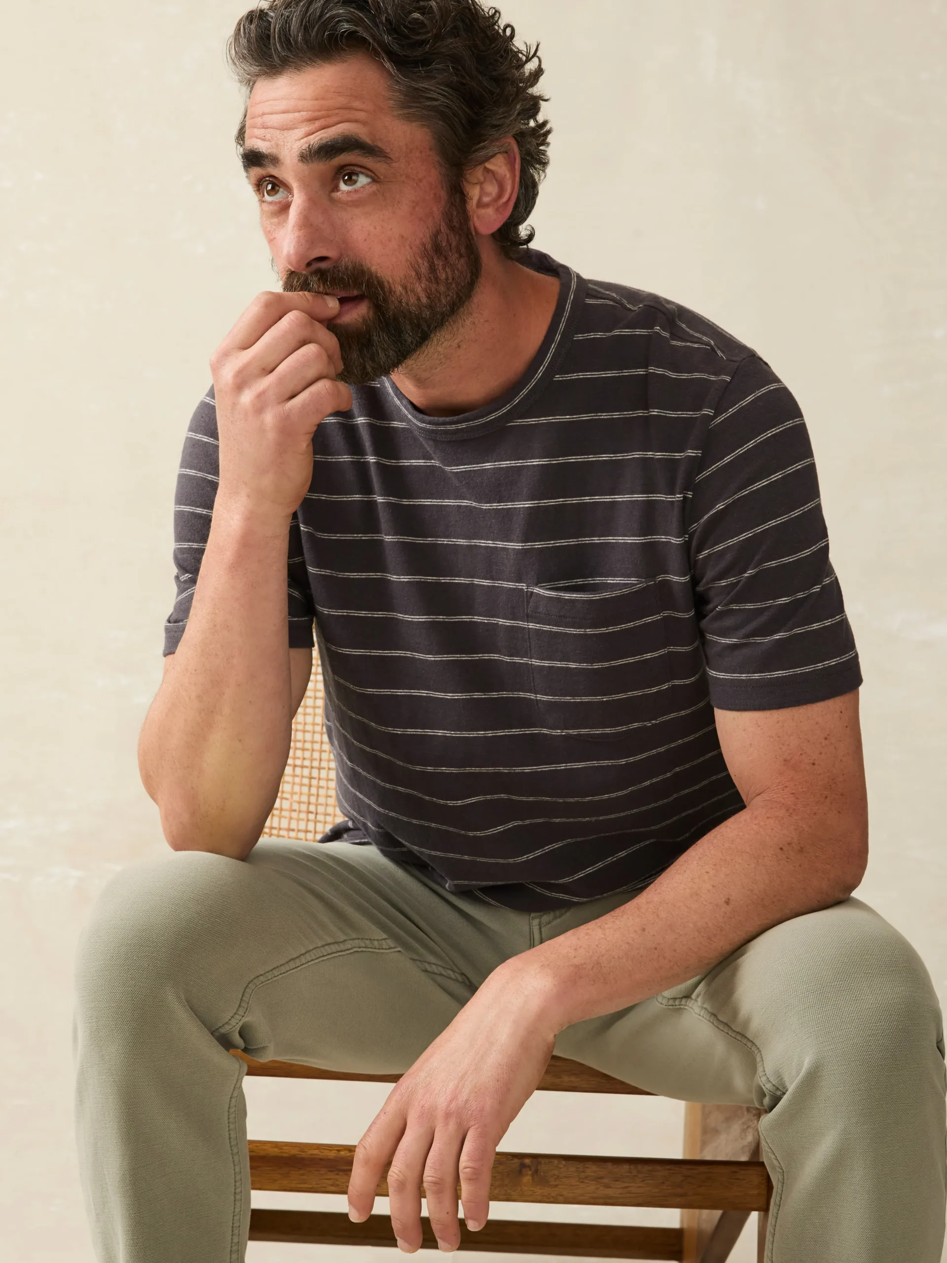 Outlet Short-Sleeve Hemp Blend Tee - T-Shirts & Henleys