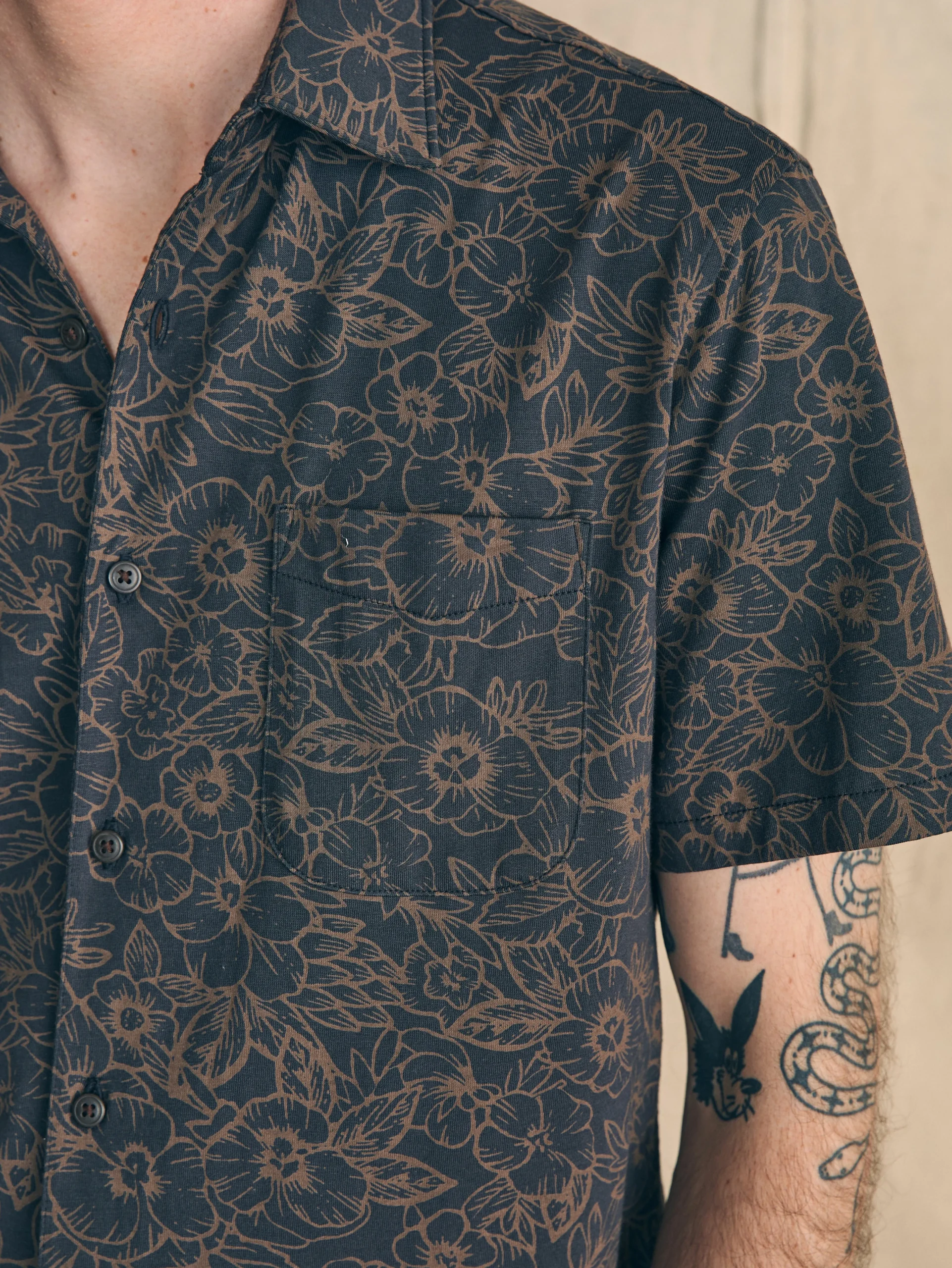 New Short-Sleeve Hermosa Knit Shirt - Shirts