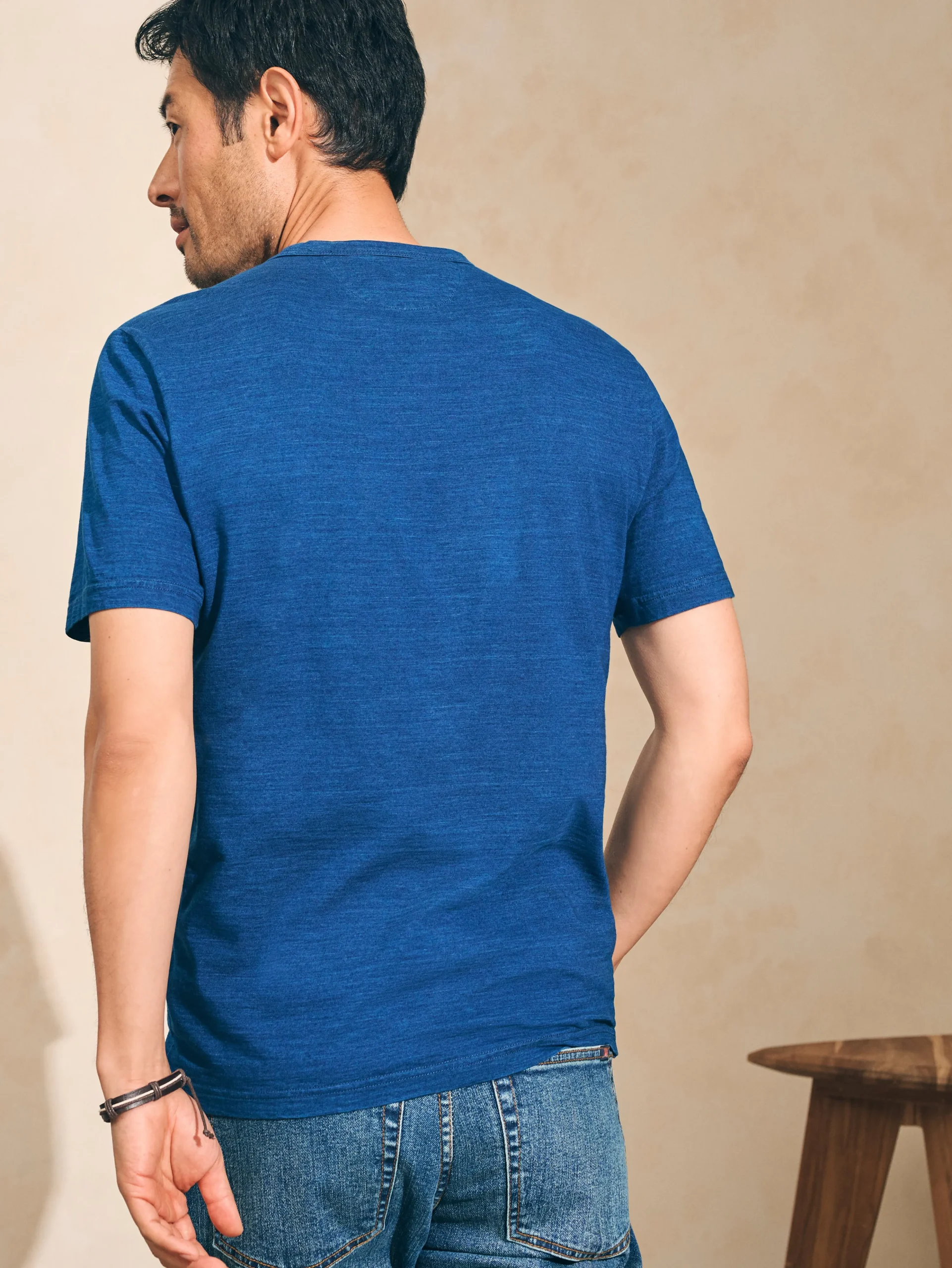 Outlet Short-Sleeve Indigo Pocket Tee - T-Shirts & Henleys