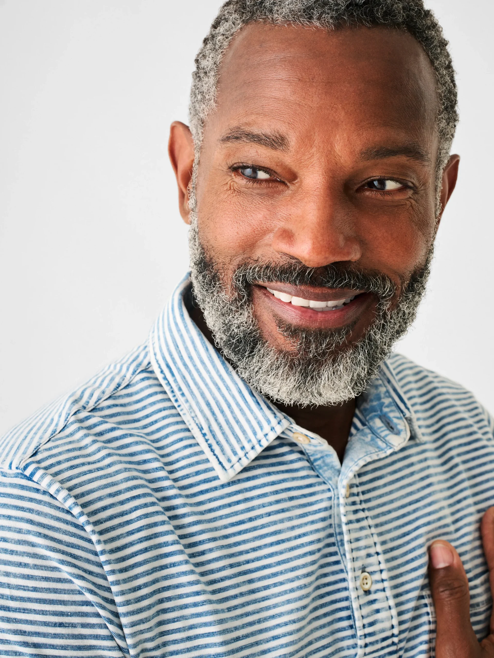 Discount Short-Sleeve Indigo Polo Shirt - Polo Shirts|T-Shirts & Henleys