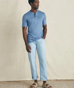 New Short-Sleeve Linen Henley - T-Shirts & Henleys