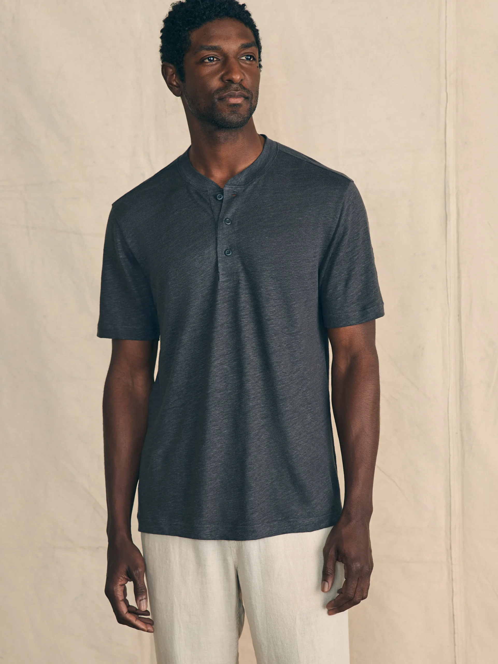 Best Short-Sleeve Linen Henley - T-Shirts & Henleys